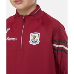 Clearance O'Neills Kids Galway Weston Half Zip Brushed Top Purple