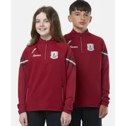 Clearance O'Neills Kids Galway Weston Half Zip Brushed Top Purple