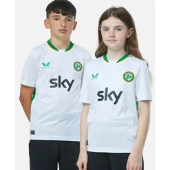 Discount Castore Kids Ireland Away Jersey White