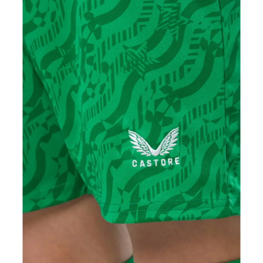 Outlet Castore Kids Ireland Third Shorts Green