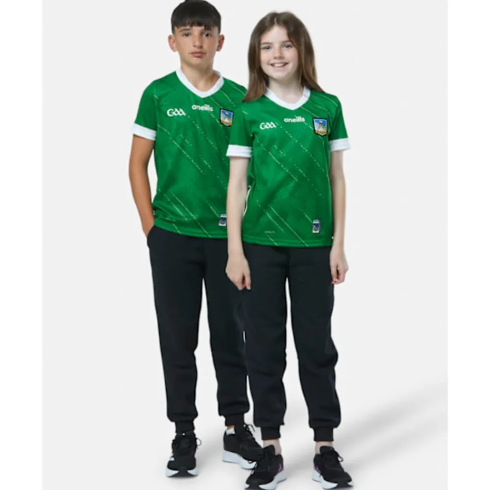 Sale O'Neills Kids Limerick 22/23 Home Jersey Green