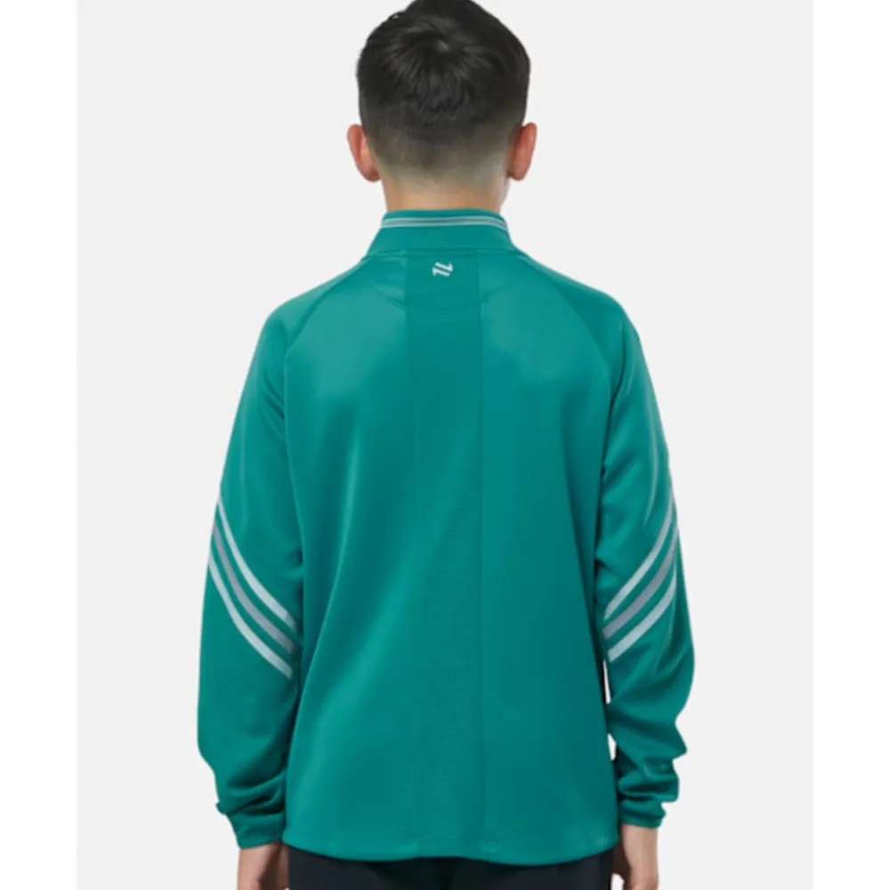 Discount O'Neills Kids Limerick Weston Half Zip Hybrid Top Green