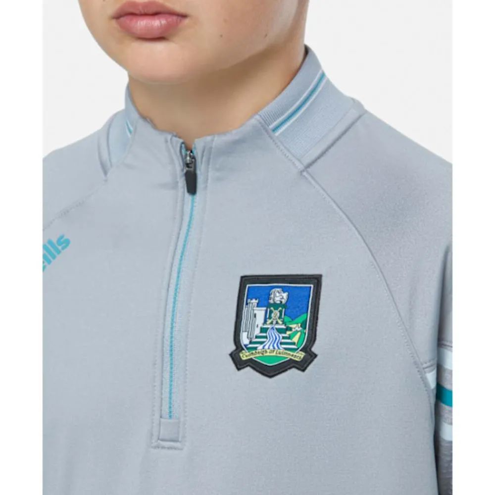 Sale O'Neills Kids Limerick Weston Half Zip Brushed Top Grey