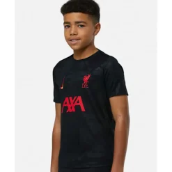 Sale Nike Kids Liverpool Pre-Match Tee Black