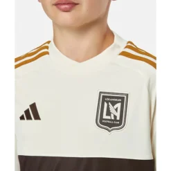Clearance adidas Kids Los Angeles FC 24/25 Third Jersey Cream