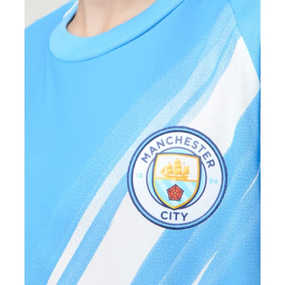 Hot Puma Kids Manchester City Home Jersey 25/26 Blue
