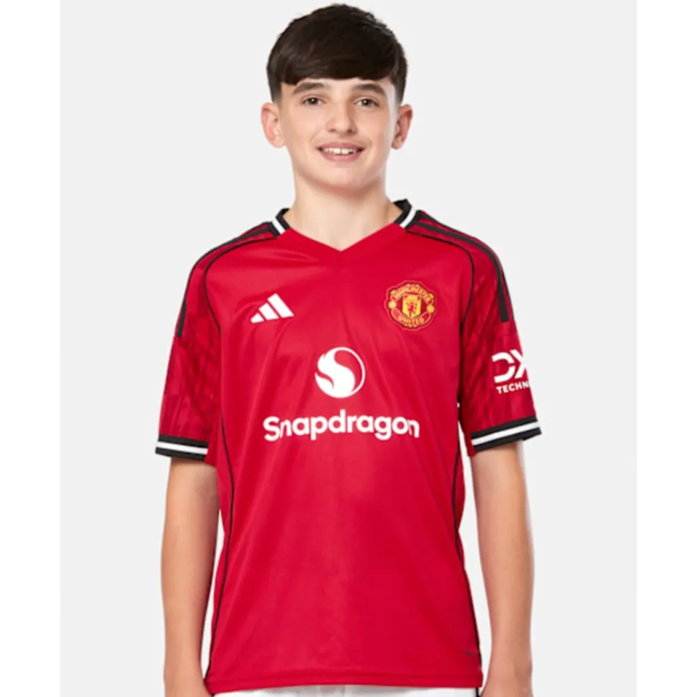 Hot adidas Kids Manchester United 25/26 Home Jersey Red