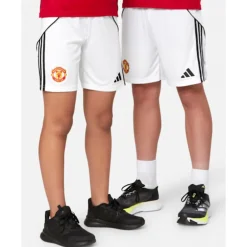 Hot adidas Kids Manchester United 25/26 Home Shorts White