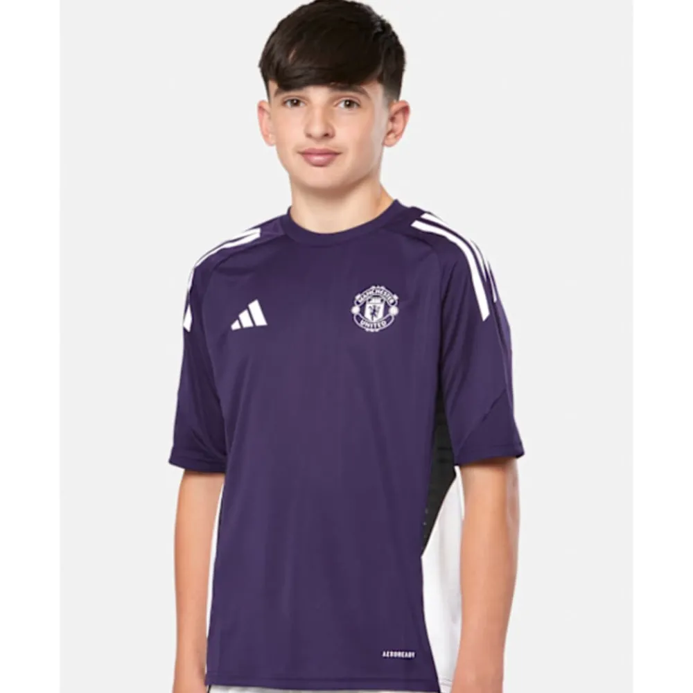 Discount adidas Kids Manchester United Training T-Shirt Purple