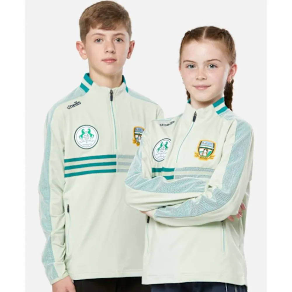 Discount O'Neills Kids Meath Nepal Half Zip Top Green