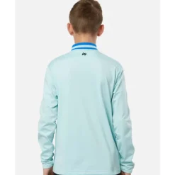 Clearance O'Neills Kids Monaghan Nepal Half Zip Top Blue