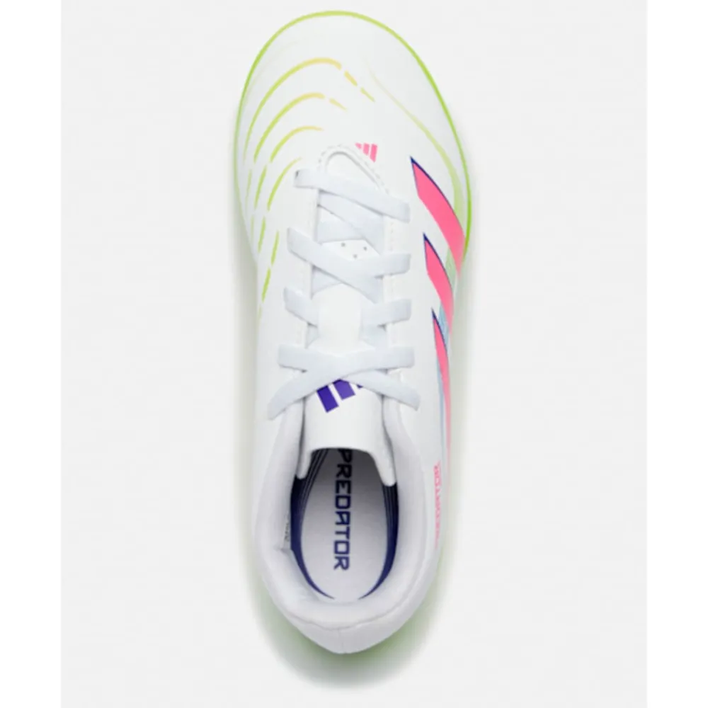 Clearance adidas Kids Predator Club Astro Turf White