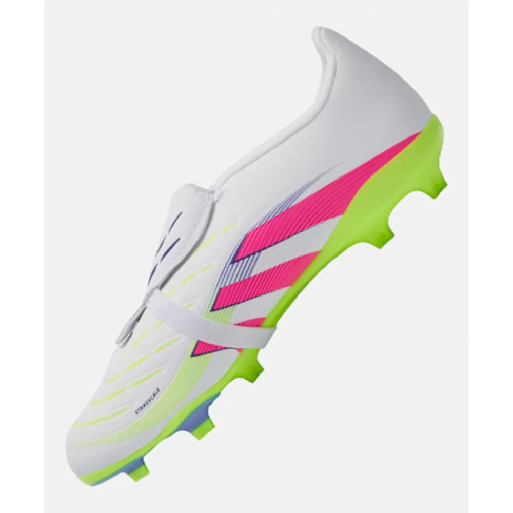 Clearance adidas Kids Predator League Firm Ground White