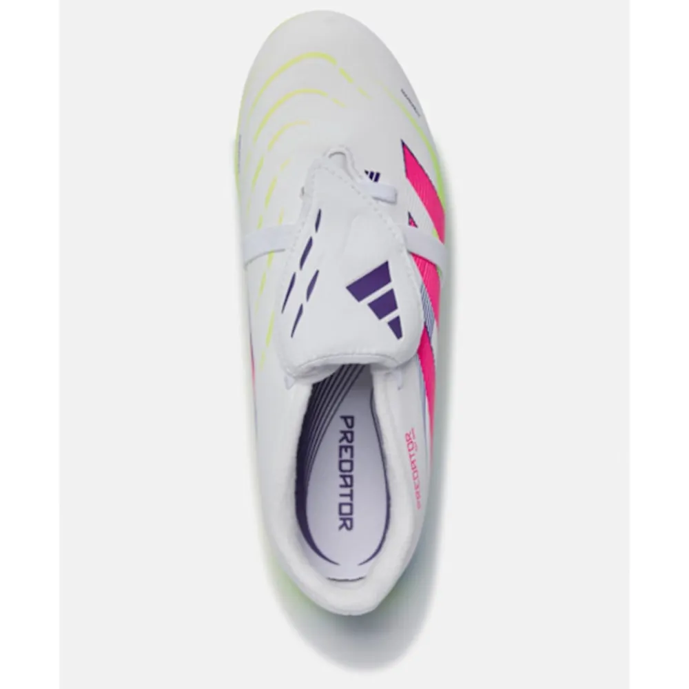 Clearance adidas Kids Predator League Firm Ground White