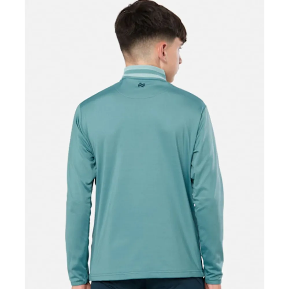 Clearance O'Neills Kids Tipperary Nepal Half Zip Top Blue
