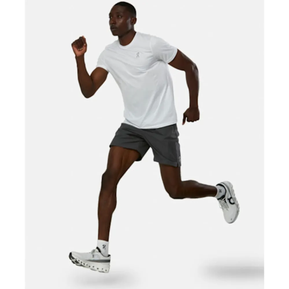 Outlet On Mens 7 Inch Core Run Short Grey