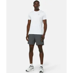 Outlet On Mens 7 Inch Core Run Short Grey