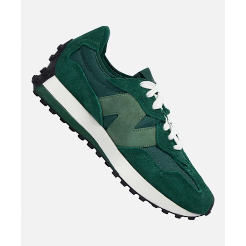 Hot New Balance Mens 327 Trainers Green