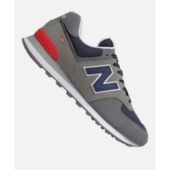 Outlet New Balance Mens 574 Trainers Grey