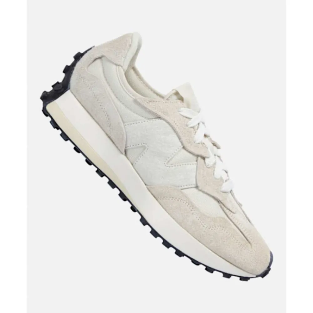 Online New Balance Mens 327 Trainers Cream