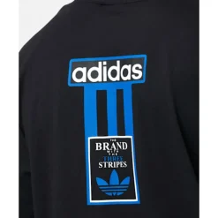 Best adidas Originals Mens Adibreak Long Sleeved T-shirt Black