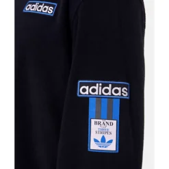 New adidas Originals Mens Adibreak Polar Fleece Tracktop Black