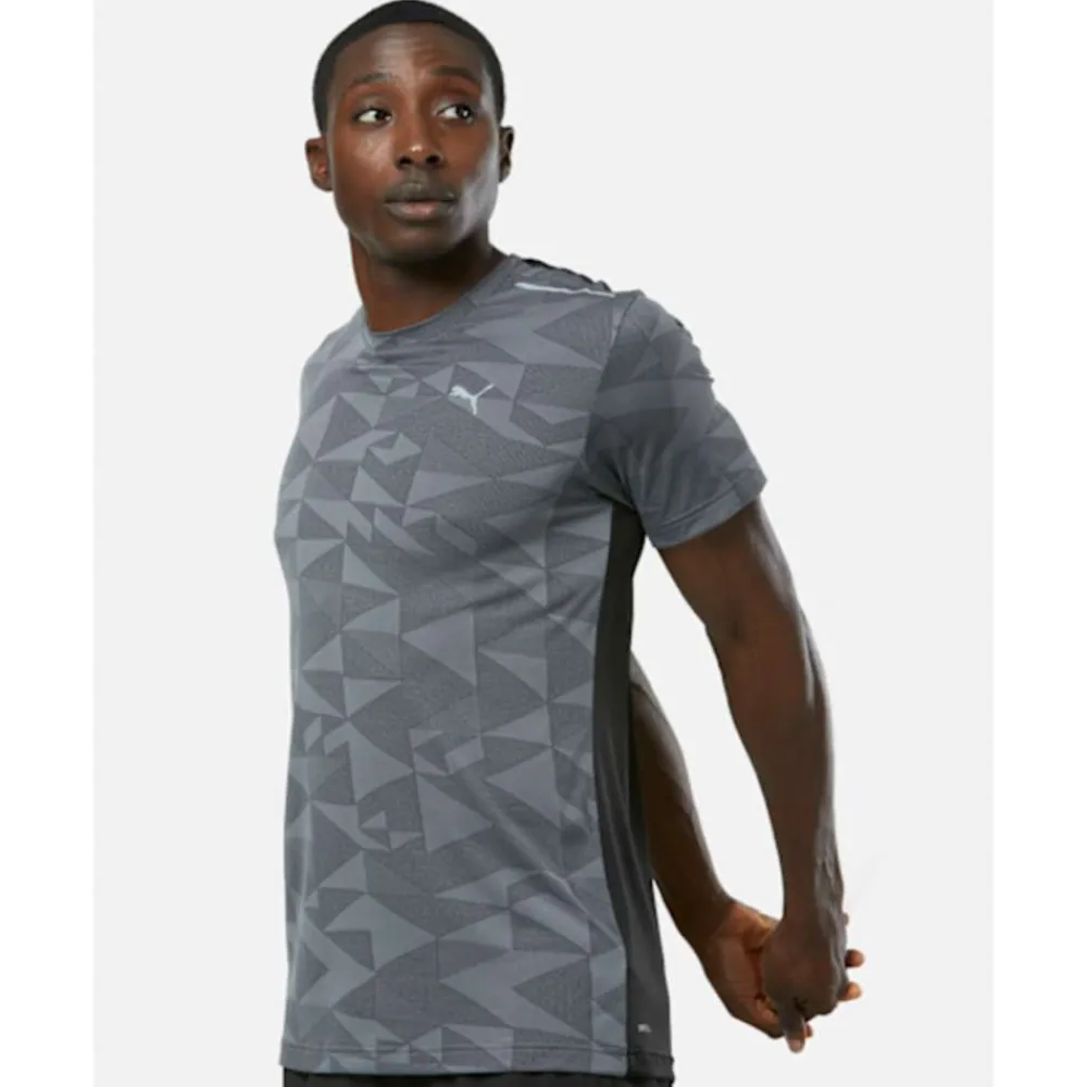 Fashion Puma Mens AOP Speed T-Shirt Black