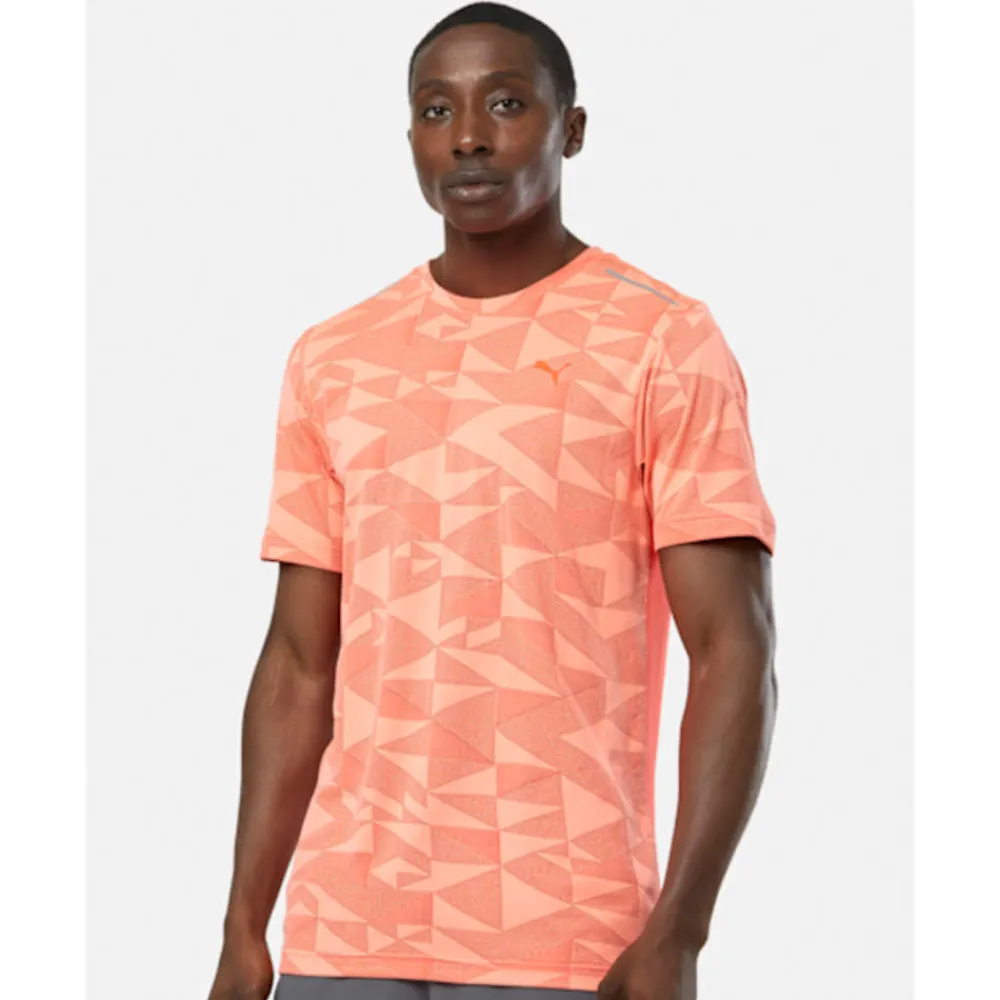 Best Puma Mens AOP Speed T-Shirt Red