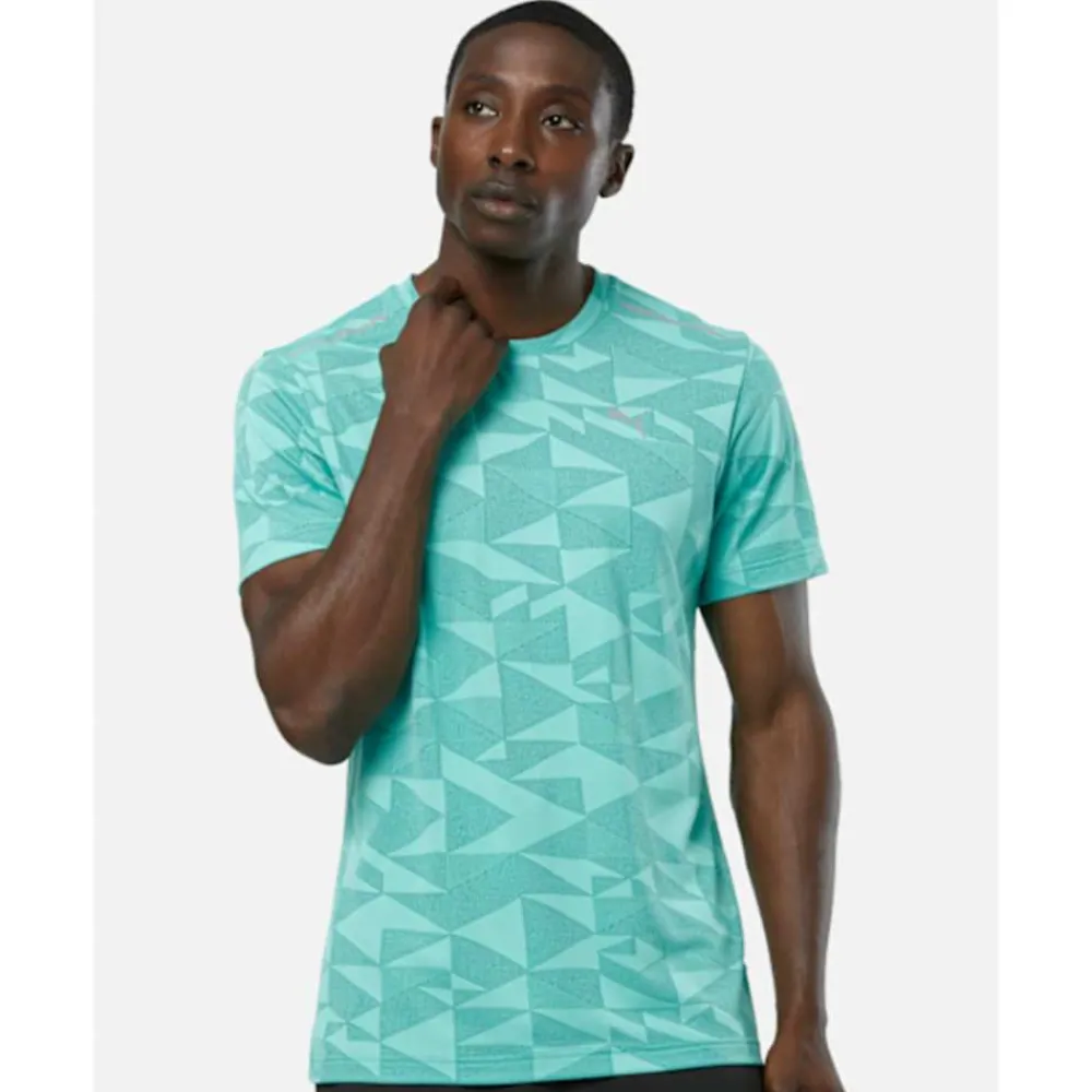 Best Puma Mens AOP Speed T-Shirt Blue