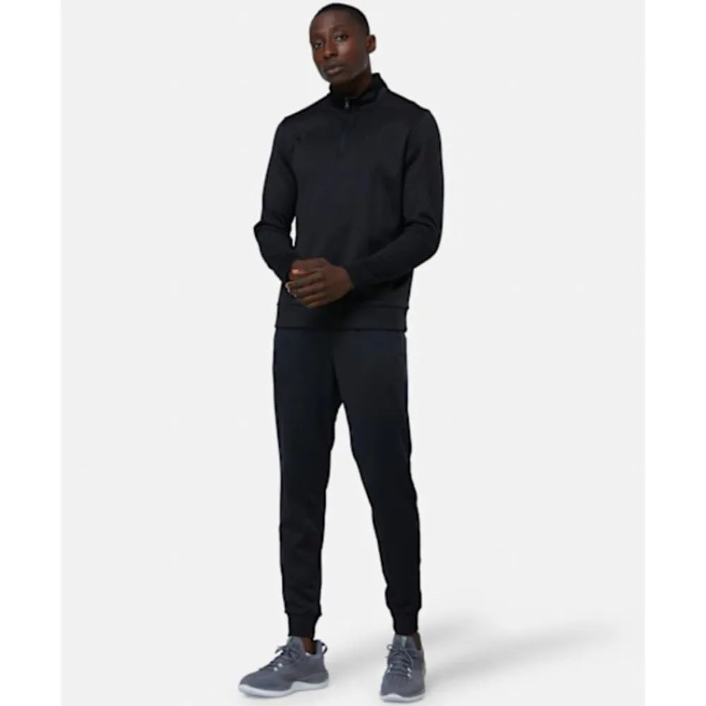 Online Under Armour Mens Armour Fleece Quarter Zip Top Black