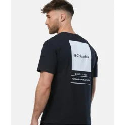 Discount Columbia Mens Barton Springs Graphic T-Shirt Black