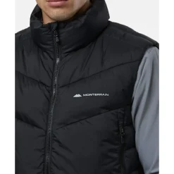 Discount Monterrain Mens Blanc Puffer Gilet Black
