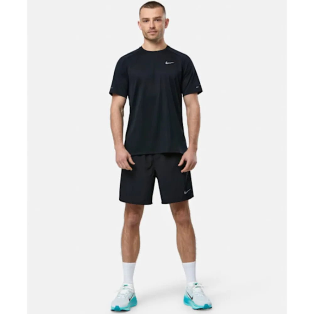 Outlet Nike Mens Challenger 7 Inch 2in1 Shorts Black