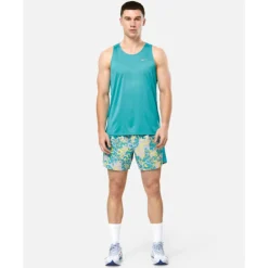 Outlet Nike Mens Challenger 5 Inch Print Woven Shorts Green