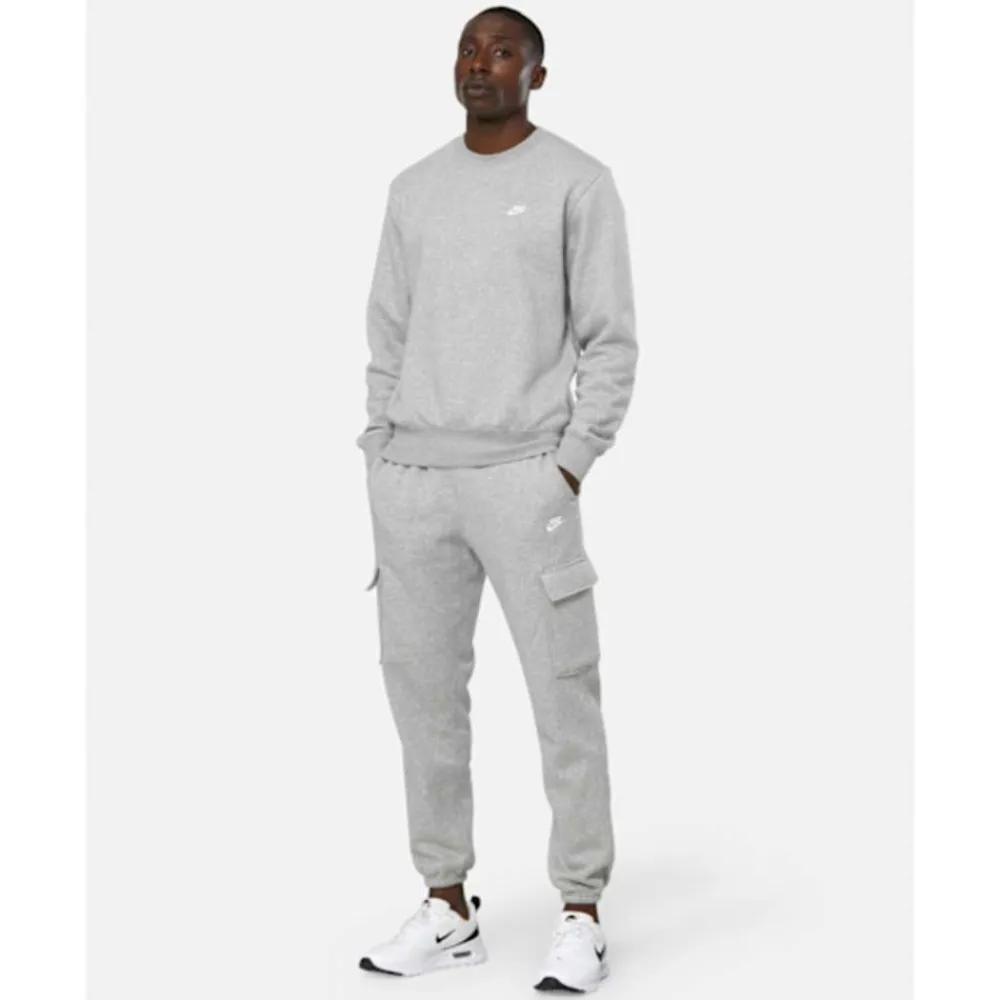 New Nike Mens Club Cargo Pants Grey