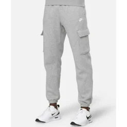 New Nike Mens Club Cargo Pants Grey