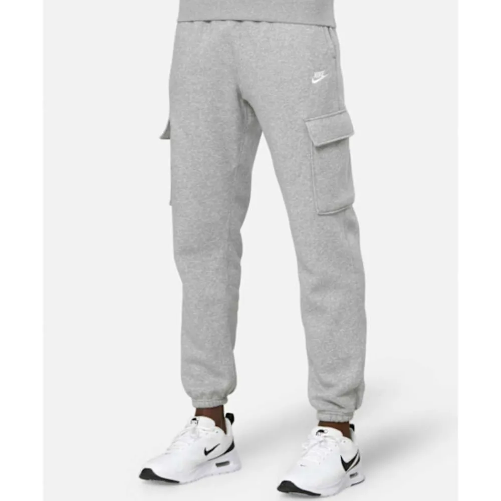 New Nike Mens Club Cargo Pants Grey
