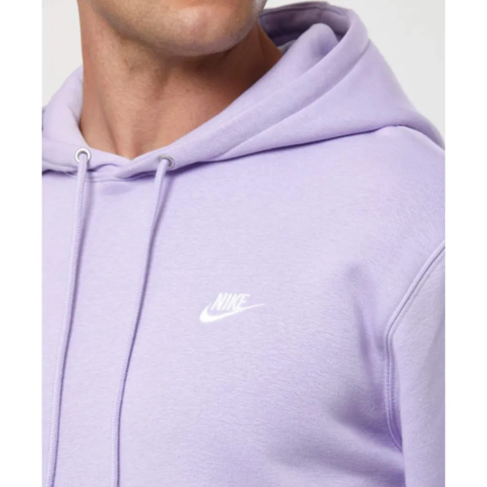New Nike Mens Club Hoodie Purple
