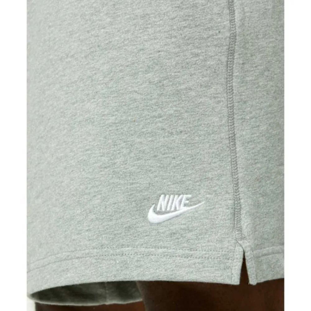 Outlet Nike Mens Club Knit Shorts Grey