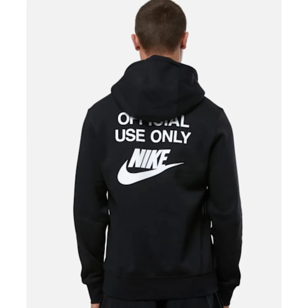 Discount Nike Mens Club Official Hoodie Black