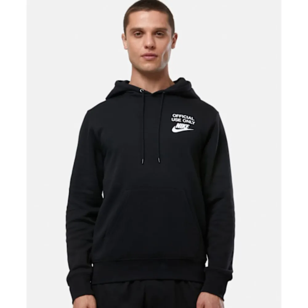 Discount Nike Mens Club Official Hoodie Black
