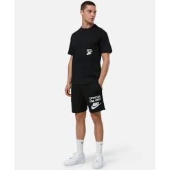 Clearance Nike Mens Club Official Knit Shorts Black