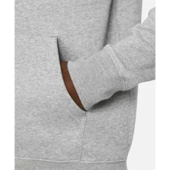 Best Nike Mens Club Pullover Hoodie Grey
