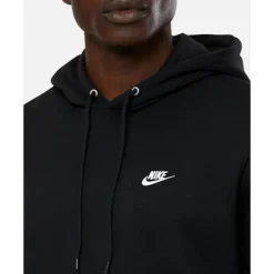 Best Nike Mens Club Pullover Hoodie Black