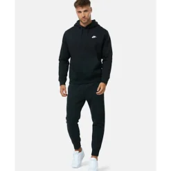 New Nike Mens Club Pullover Hoodie Black