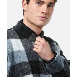 Clearance Nike Mens Club Sherpa Half Zip Top Black