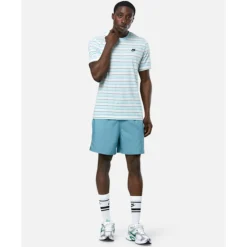 Fashion Nike Mens Club Stripe T-Shirt White