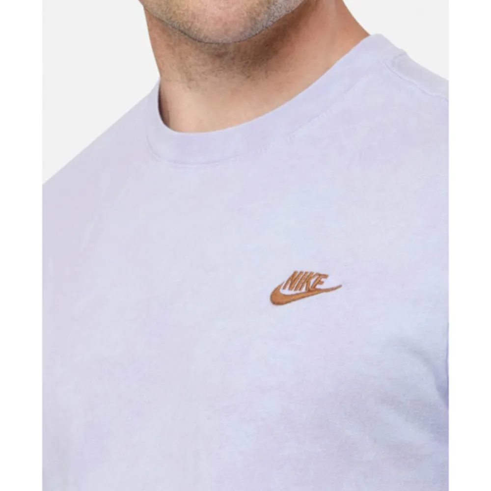 Clearance Nike Mens Club Wash T-Shirt Purple