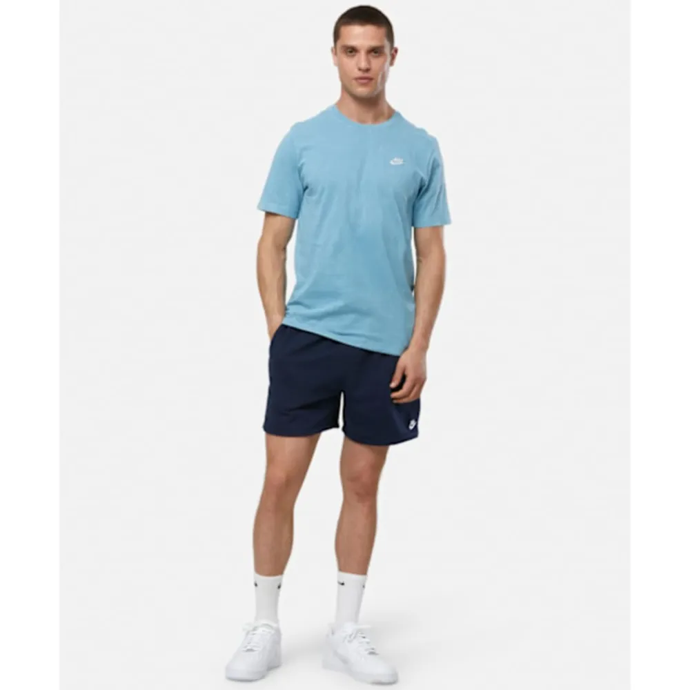 Discount Nike Mens Club Wash T-Shirt Blue
