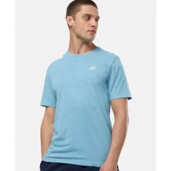 Discount Nike Mens Club Wash T-Shirt Blue